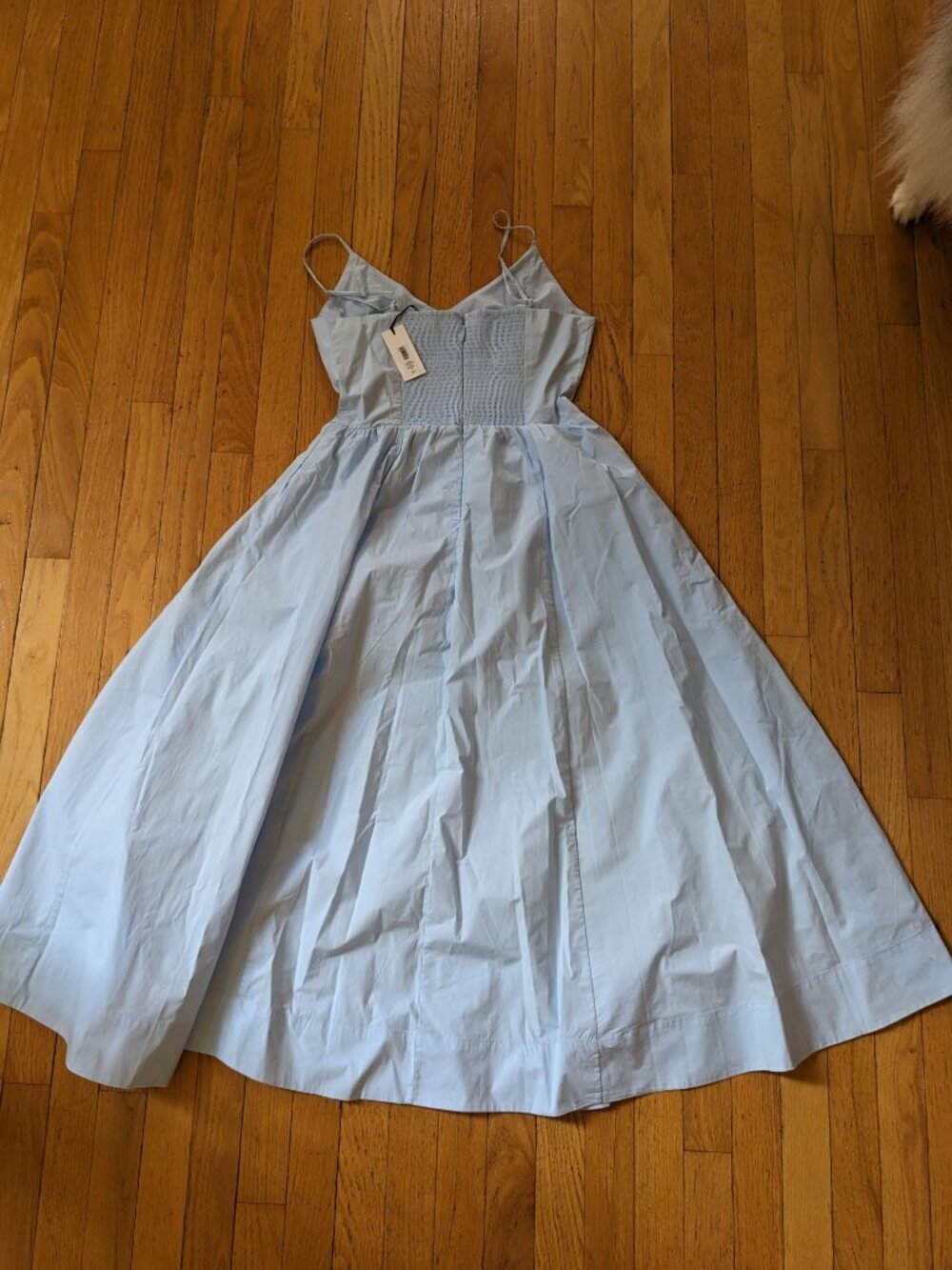 Aritzia Wilfred Technique Cotton Poplin Dress | Light Blue | Size 4 | NWT - Picture 3 of 5